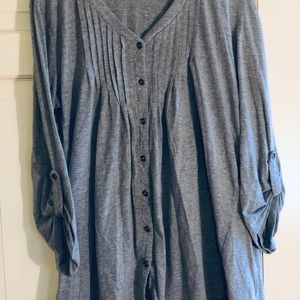 Fashion Bug 3/4 Length Grey Top